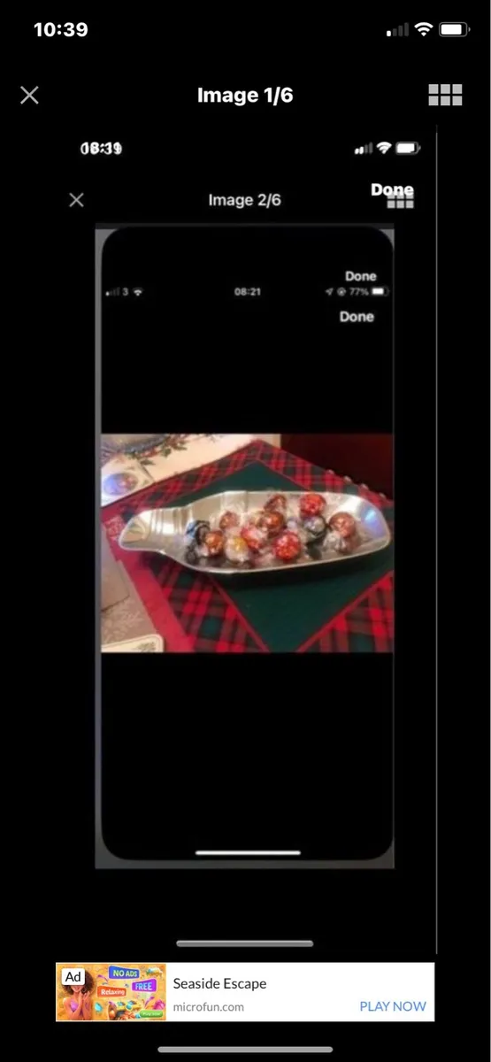 Mariposa Aluminium Serving Tray - Image 1