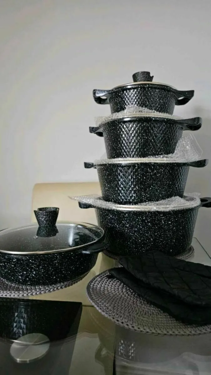 Cookware pots marble - Image 2