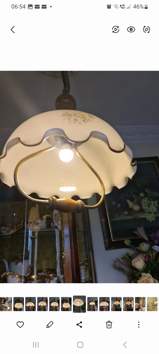 Large vintage ceiling light - Image 1