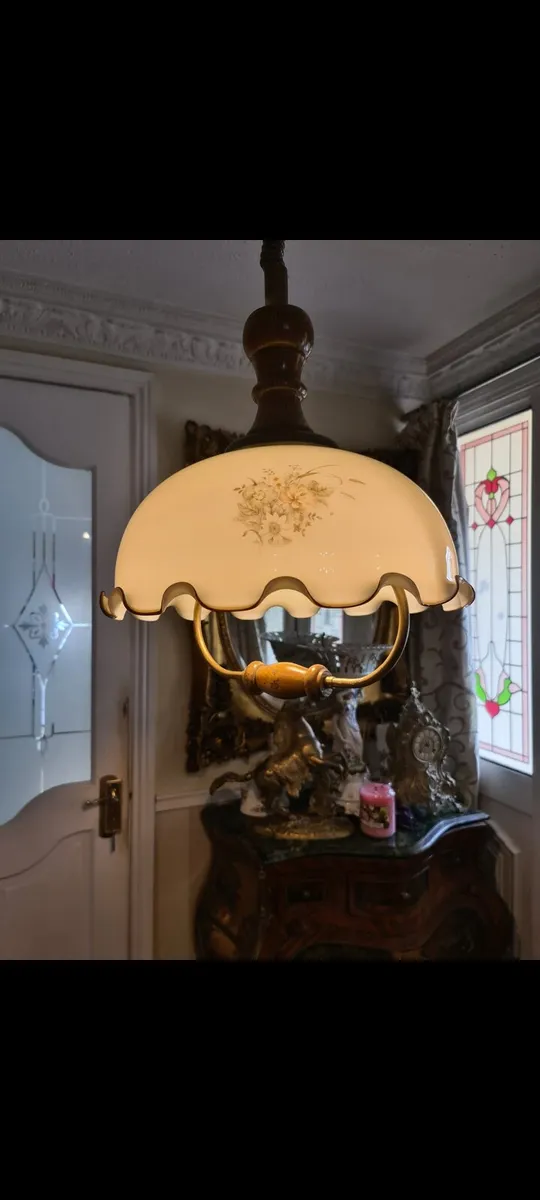 Large vintage ceiling light - Image 4