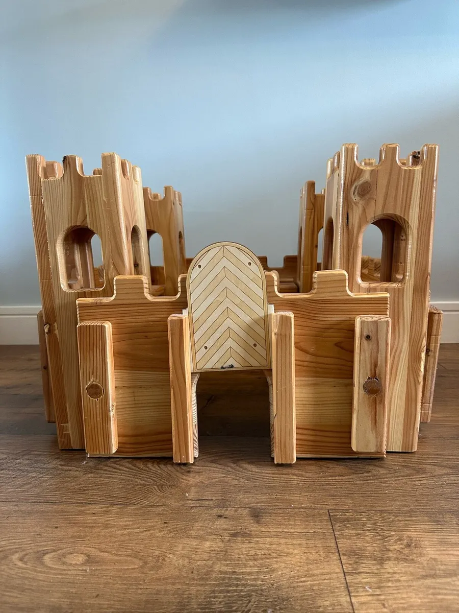 Wooden Castle Playset - Image 1
