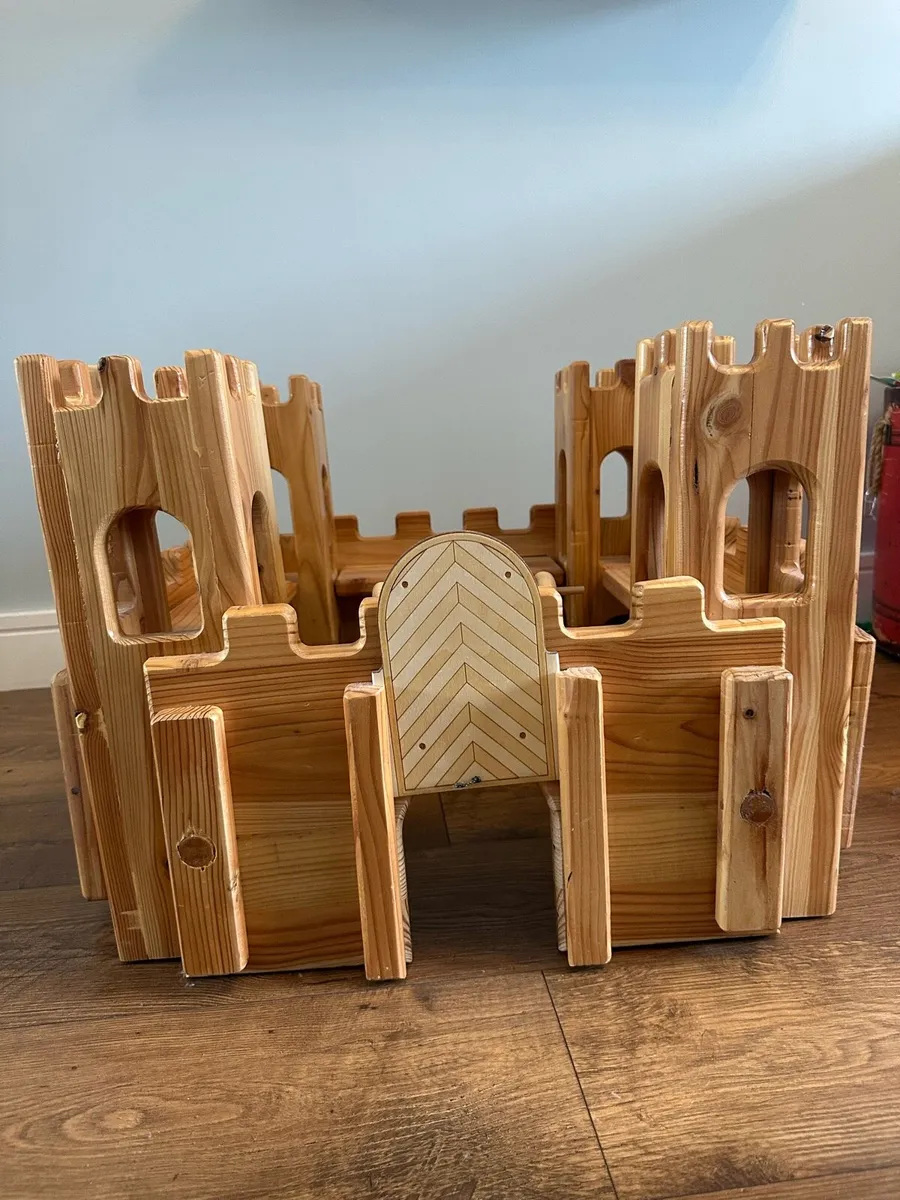 Wooden Castle Playset - Image 2