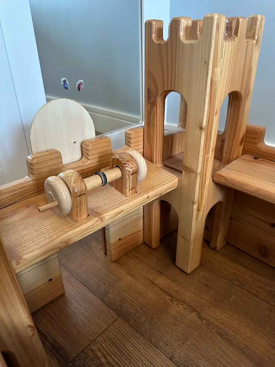 Wooden Castle Playset - Image 3