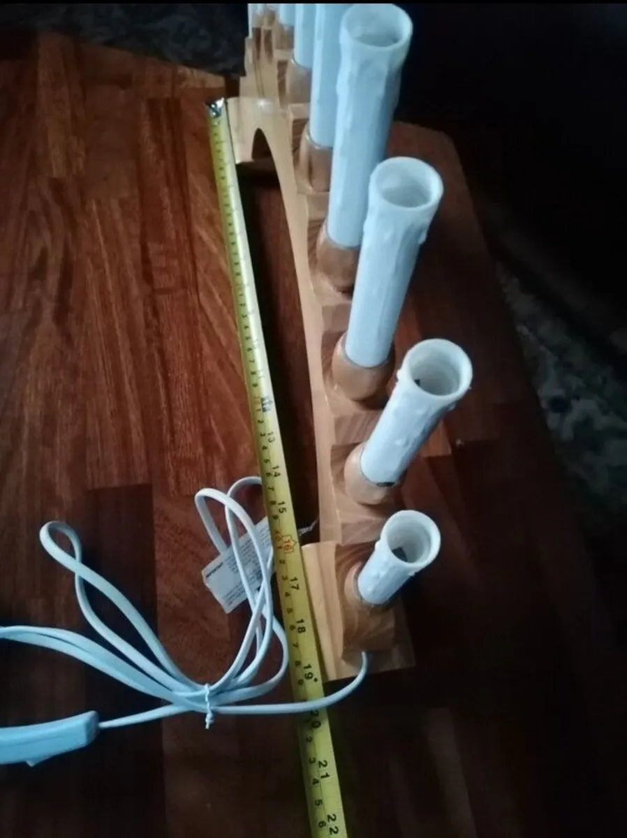 Christmas Wooden Candle Bridge Arch - Image 4