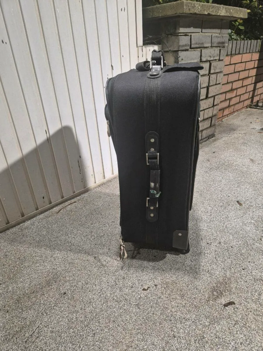 Rolling Carry-On Black 2-Wheel Luggage Bag - Image 3