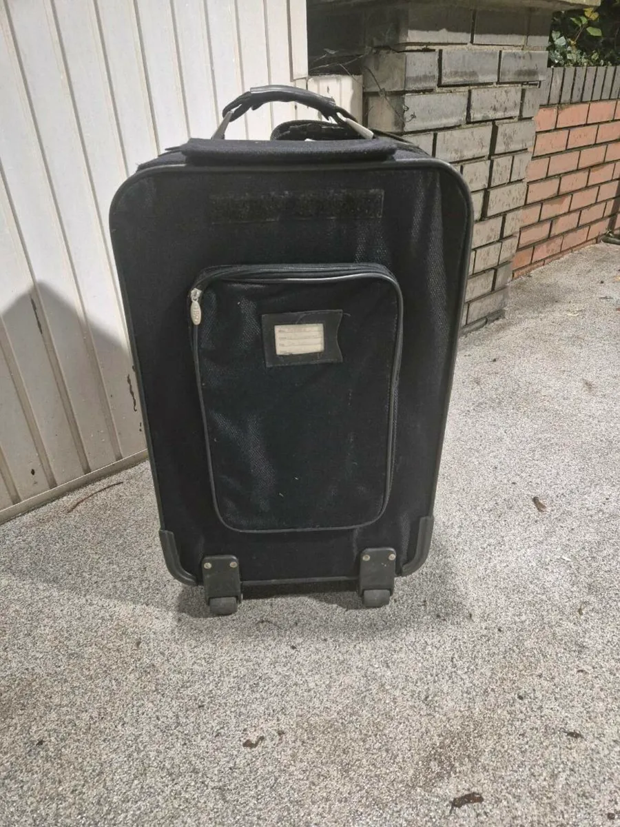 Rolling Carry-On Black 2-Wheel Luggage Bag - Image 4