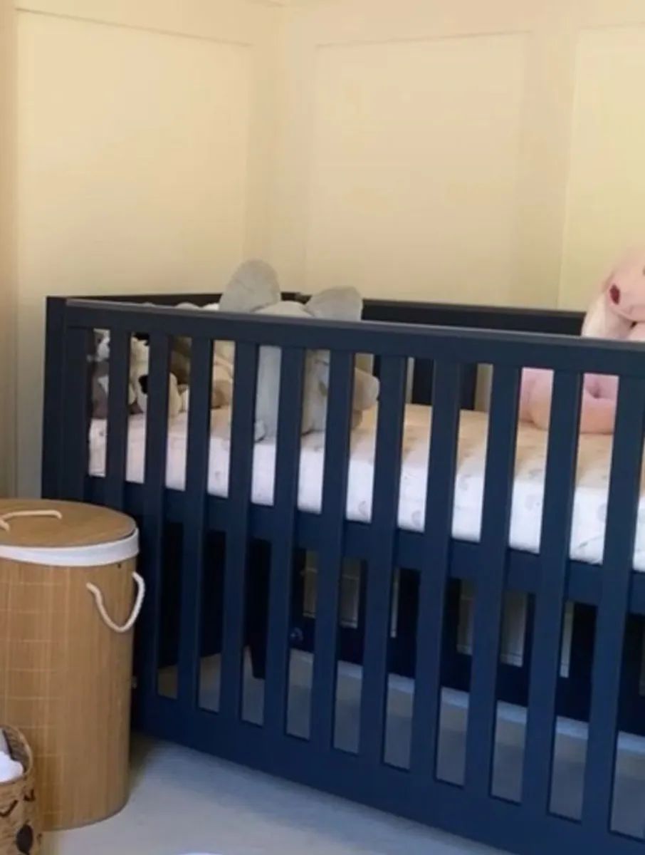 Mamas & Papas Melfi Cot Bed (Midnight/Navy) - Image 1