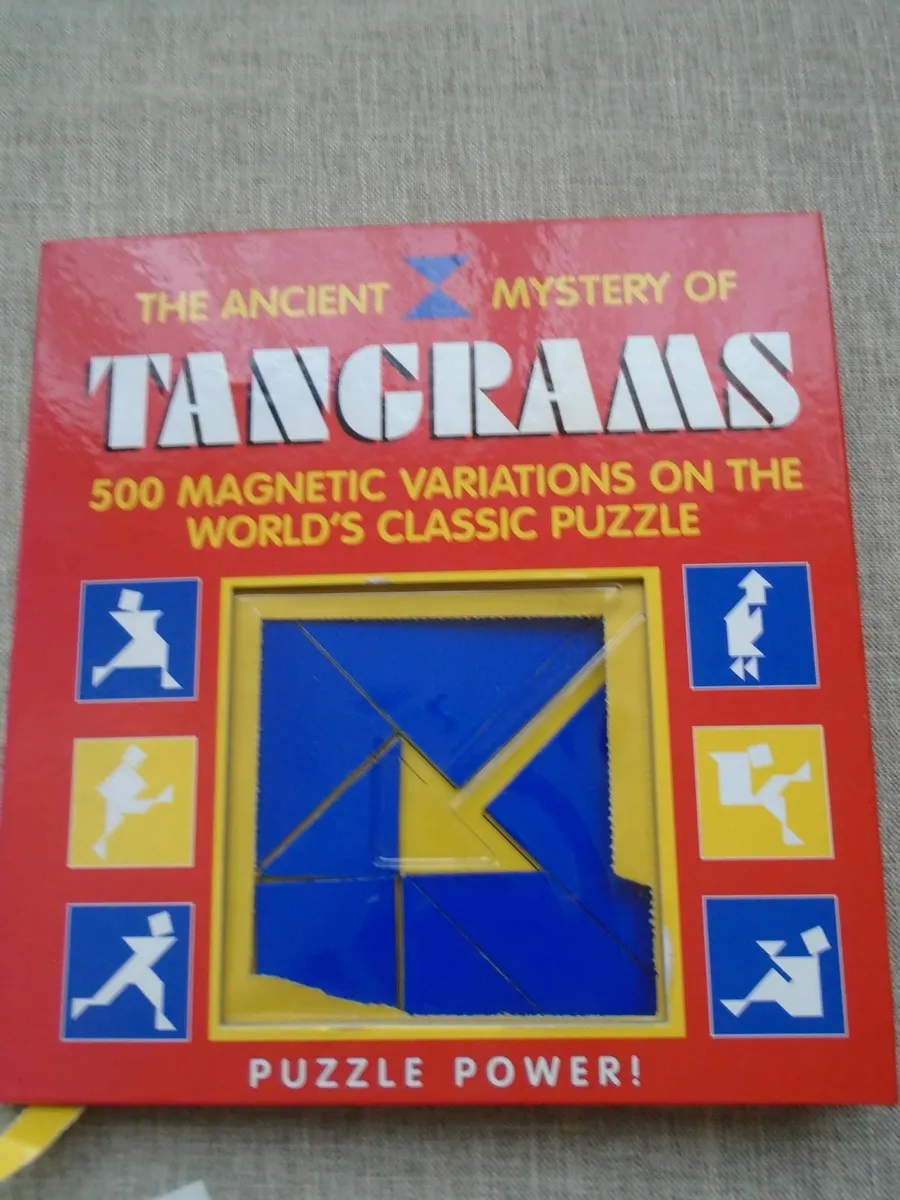 Tangrams puzzle book, Puzzles,Book - Image 1