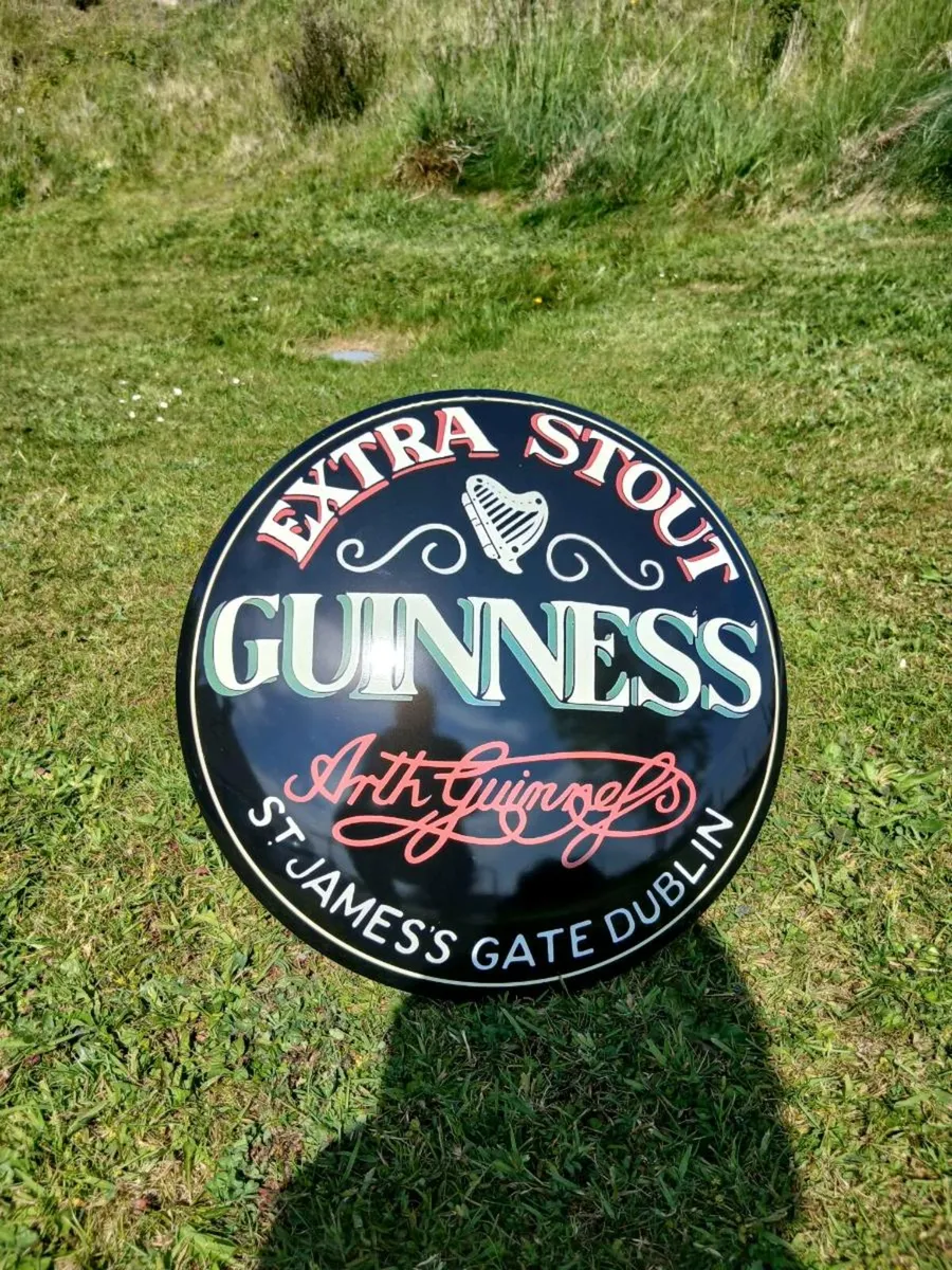 Guinness Extra Stout Enamel Sign - Image 1
