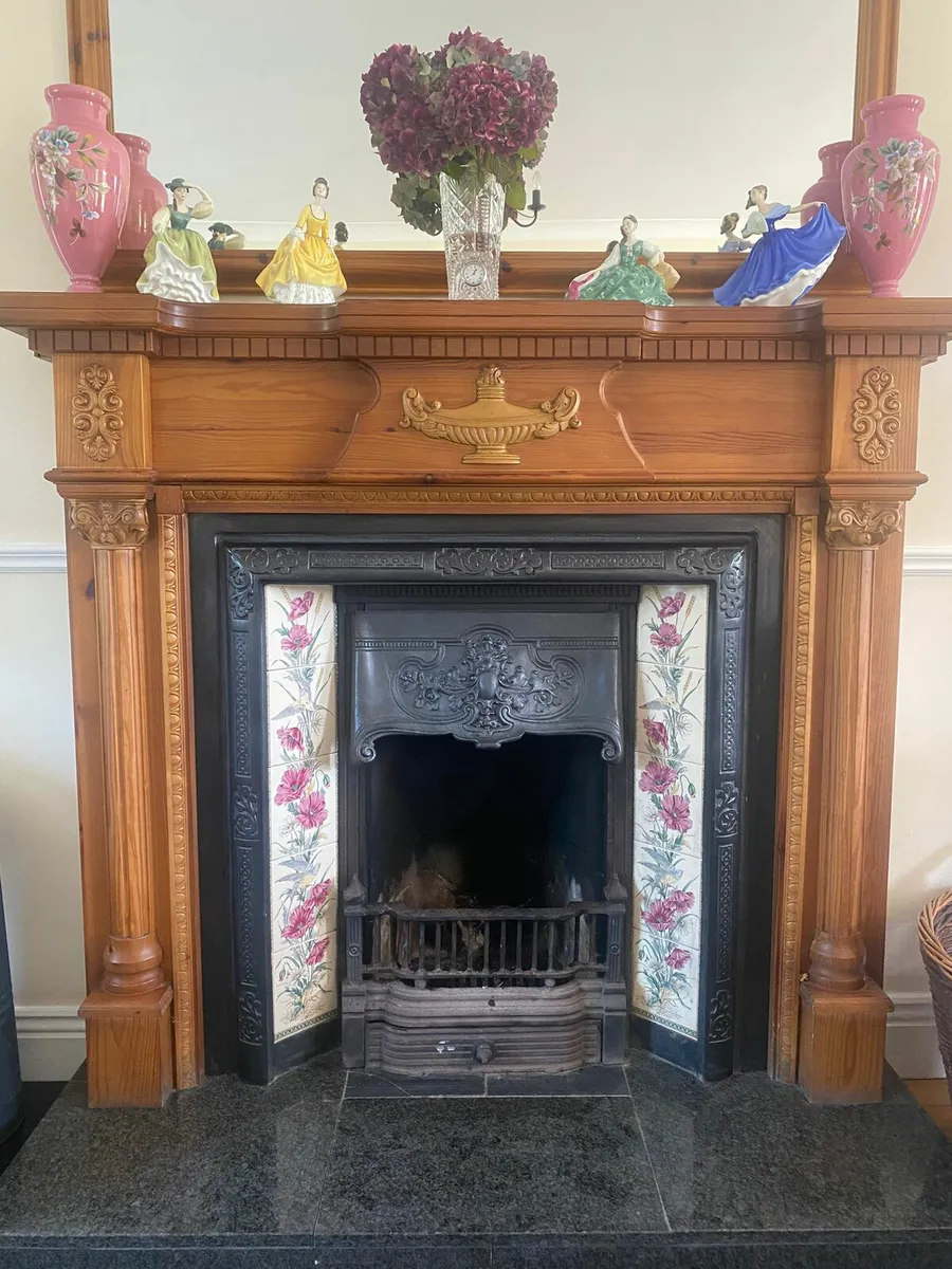 Solid Pine fireplace - Image 1