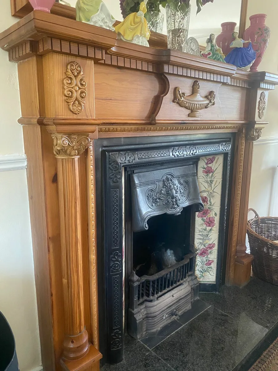 Solid Pine fireplace - Image 2