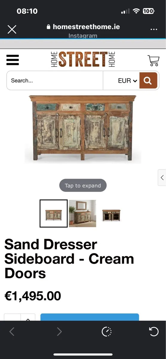 Solid wood sideboard - Image 4