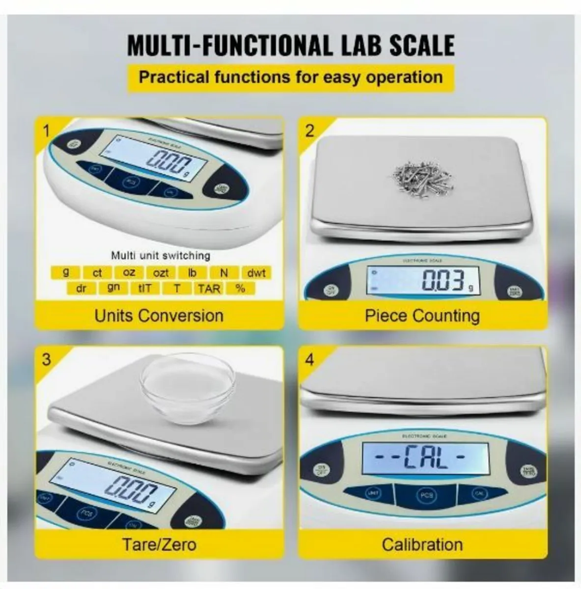 Analytical Balance, 5000g x 0.01g Accuracy Lab - Image 4
