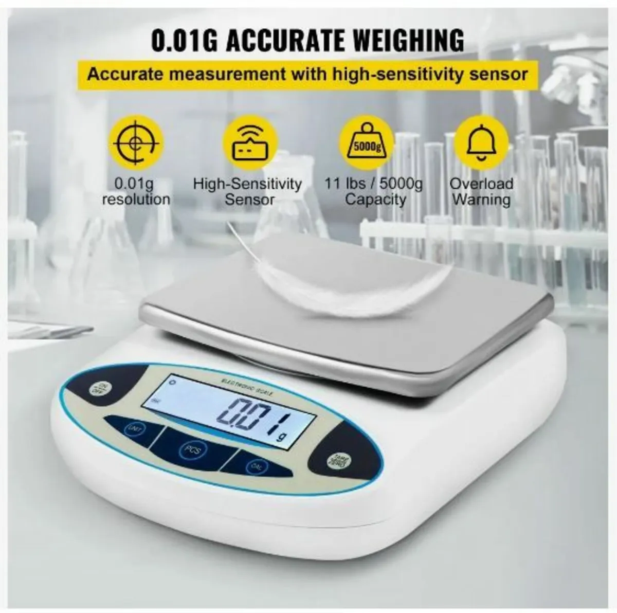 Analytical Balance, 5000g x 0.01g Accuracy - Image 2
