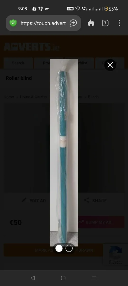 Unilux Jade Blackout Roller Blind - Image 1