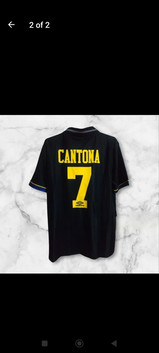MAN UTD ( RETRO/CANTONA 7) JERSEY, SIZE : XL - Image 1