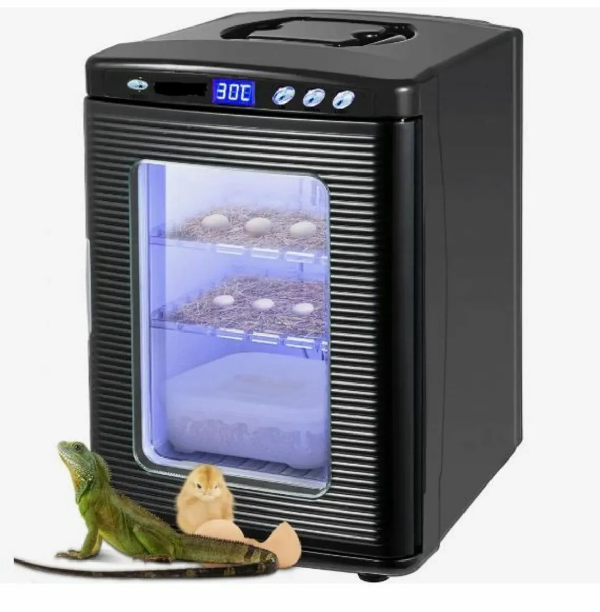 Black Reptile Incubator 25L Scientific Lab - Image 1