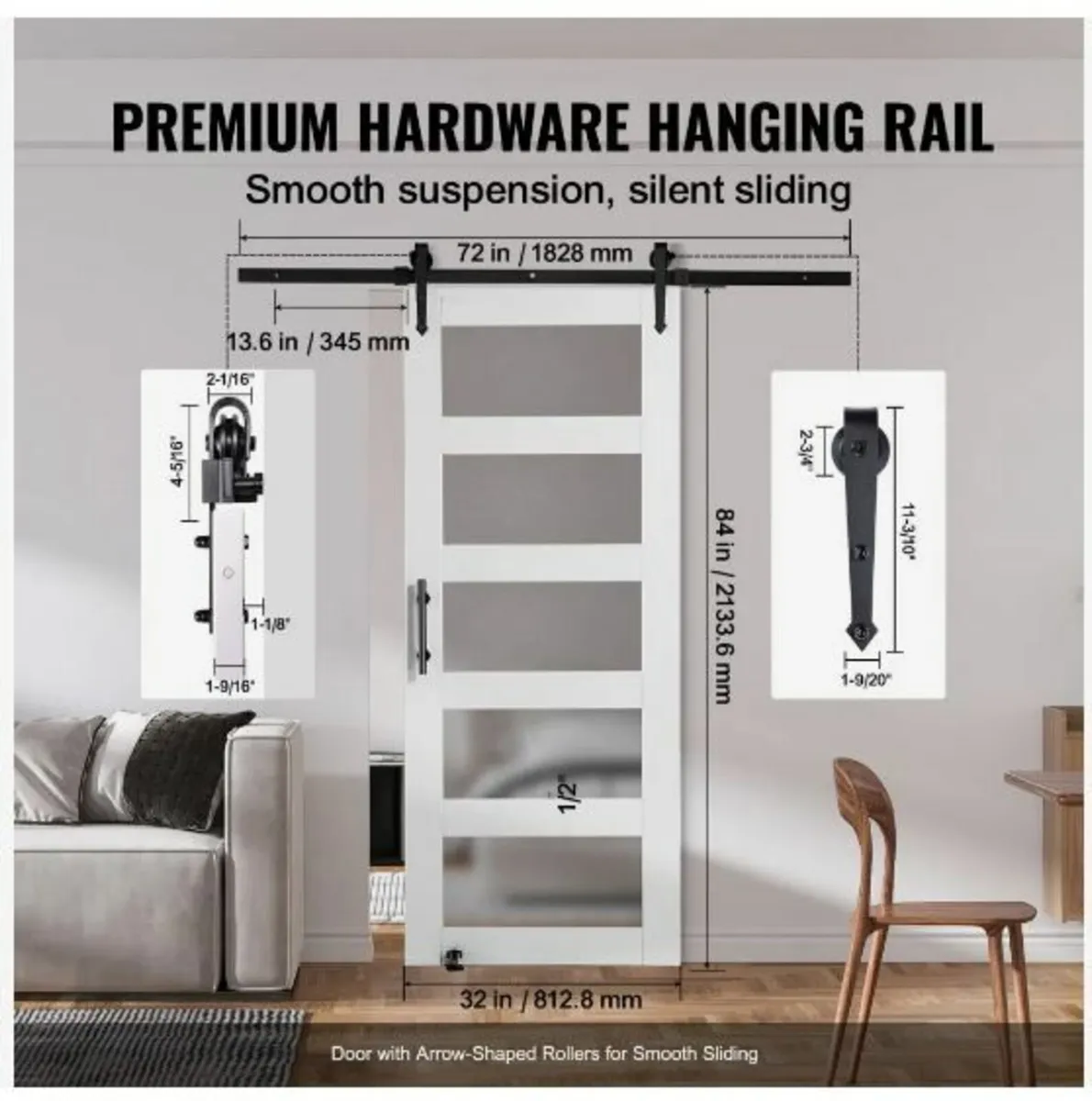 Barn Door and Hardware Kit - Image 4