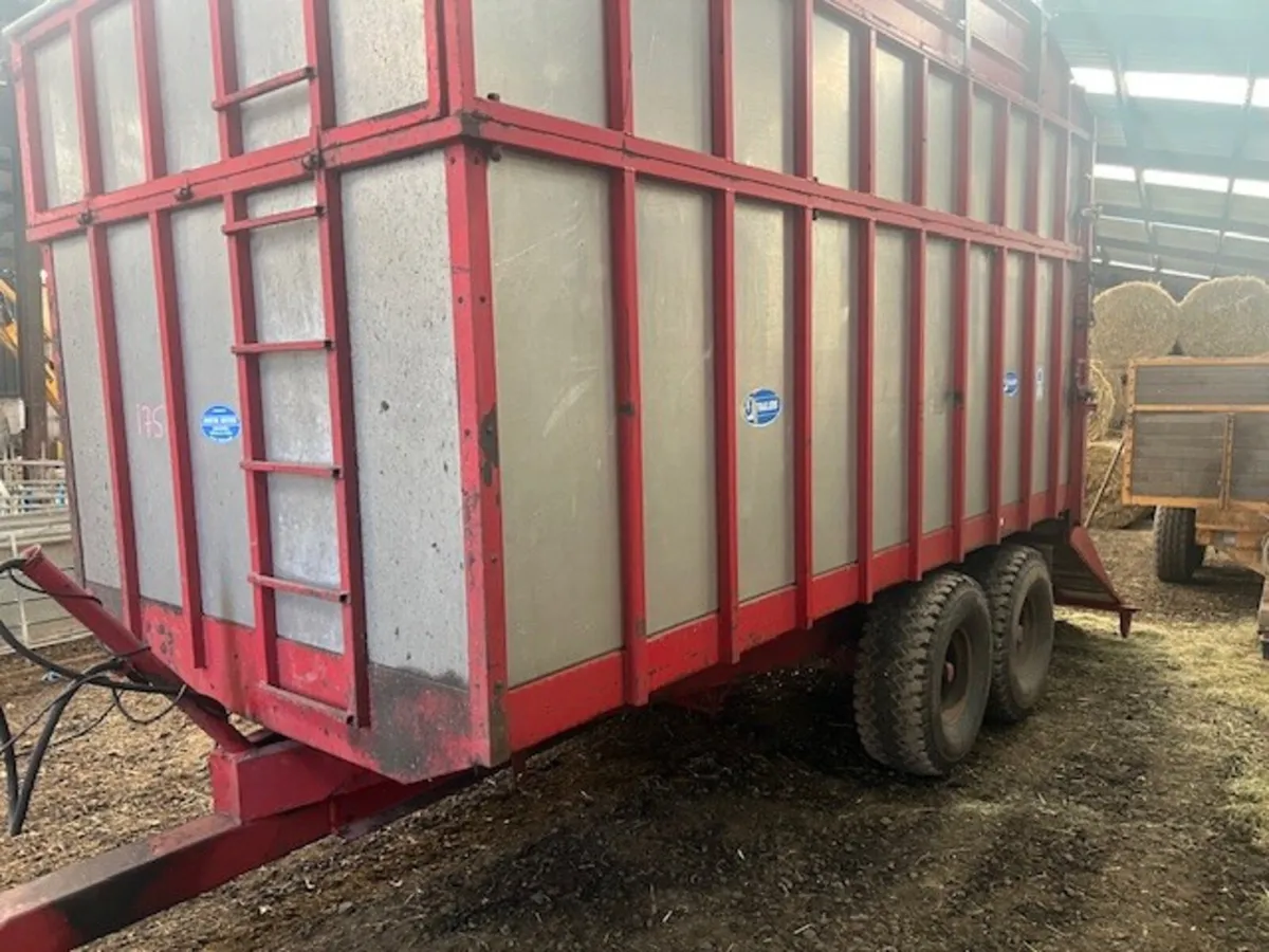 JOHNSTON 14' X 7'6" TRIPLE PURPOSE TRAILER - Image 1