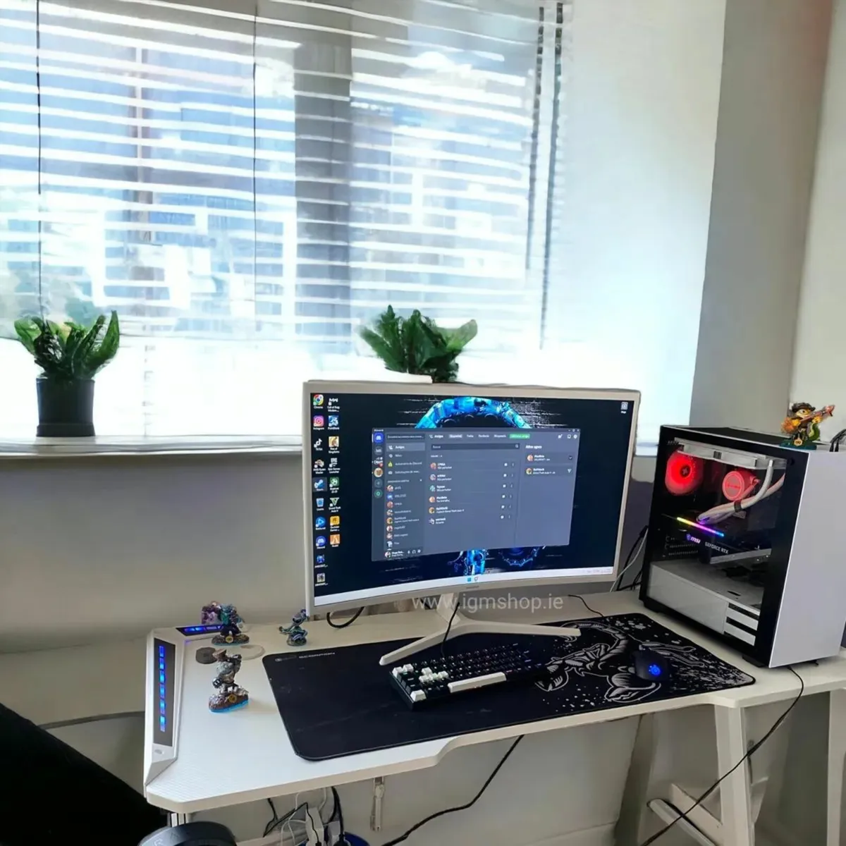 Gaming Desk with RGB LED