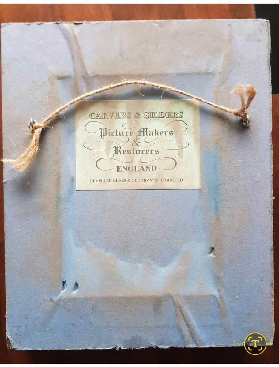 PAIR OF ANTIQUE VICTORIAN GOLF PAINTINGS - Image 4