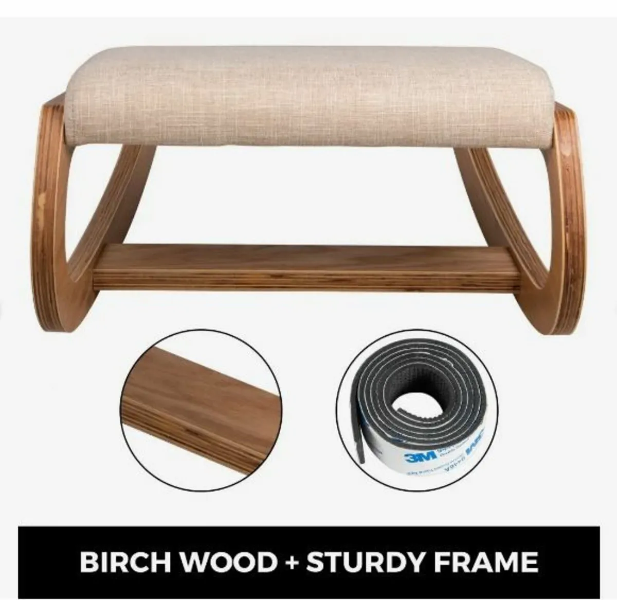 Ergonomic Kneeling Chair 99.8 kg Load Capacity - Image 2