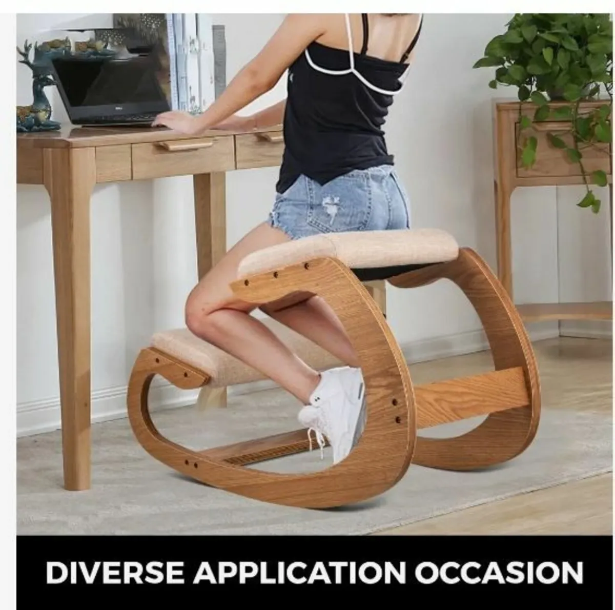 Ergonomic Kneeling Chair 99.8 kg Load Capacity - Image 4