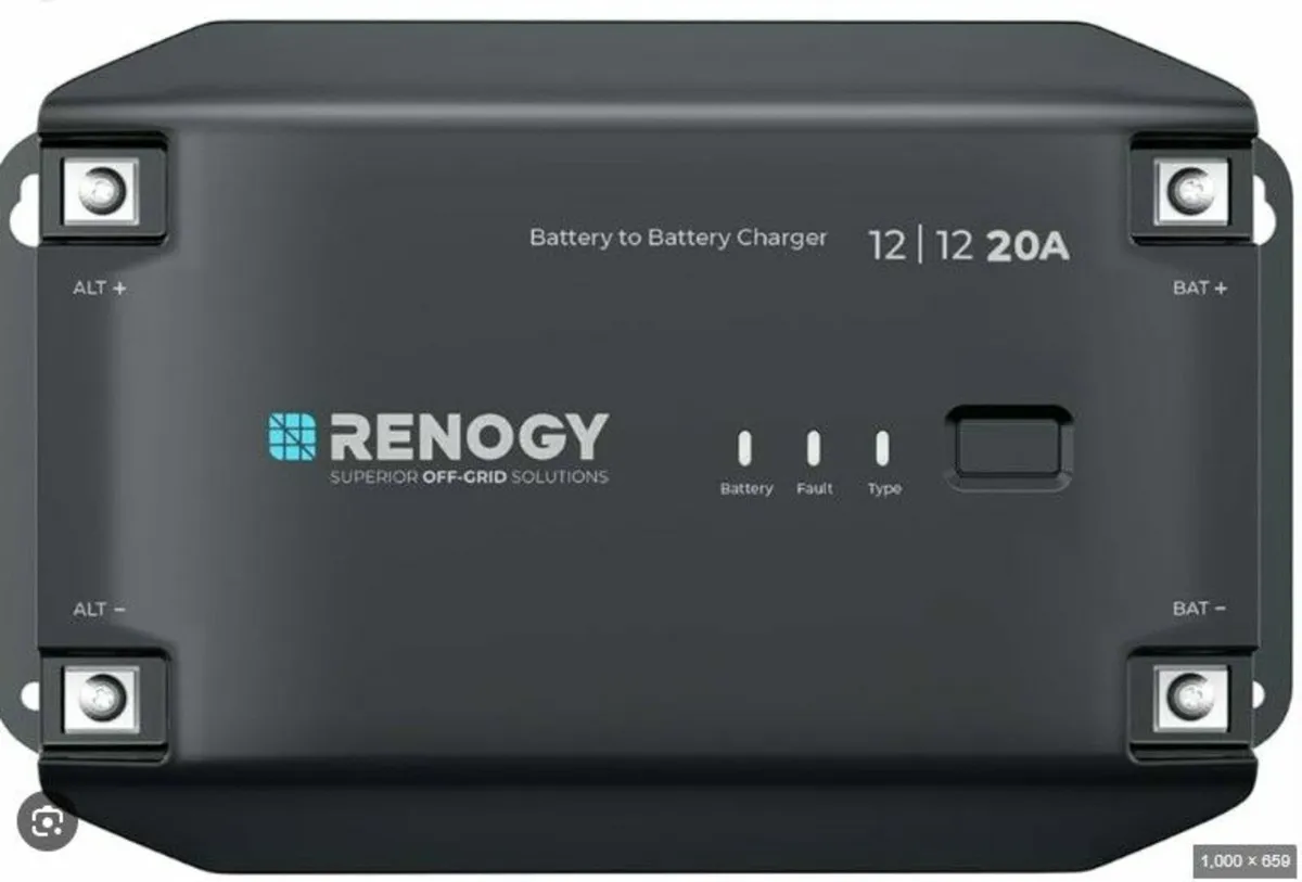 Renogy 12V 20A DC to DC Battery Charger