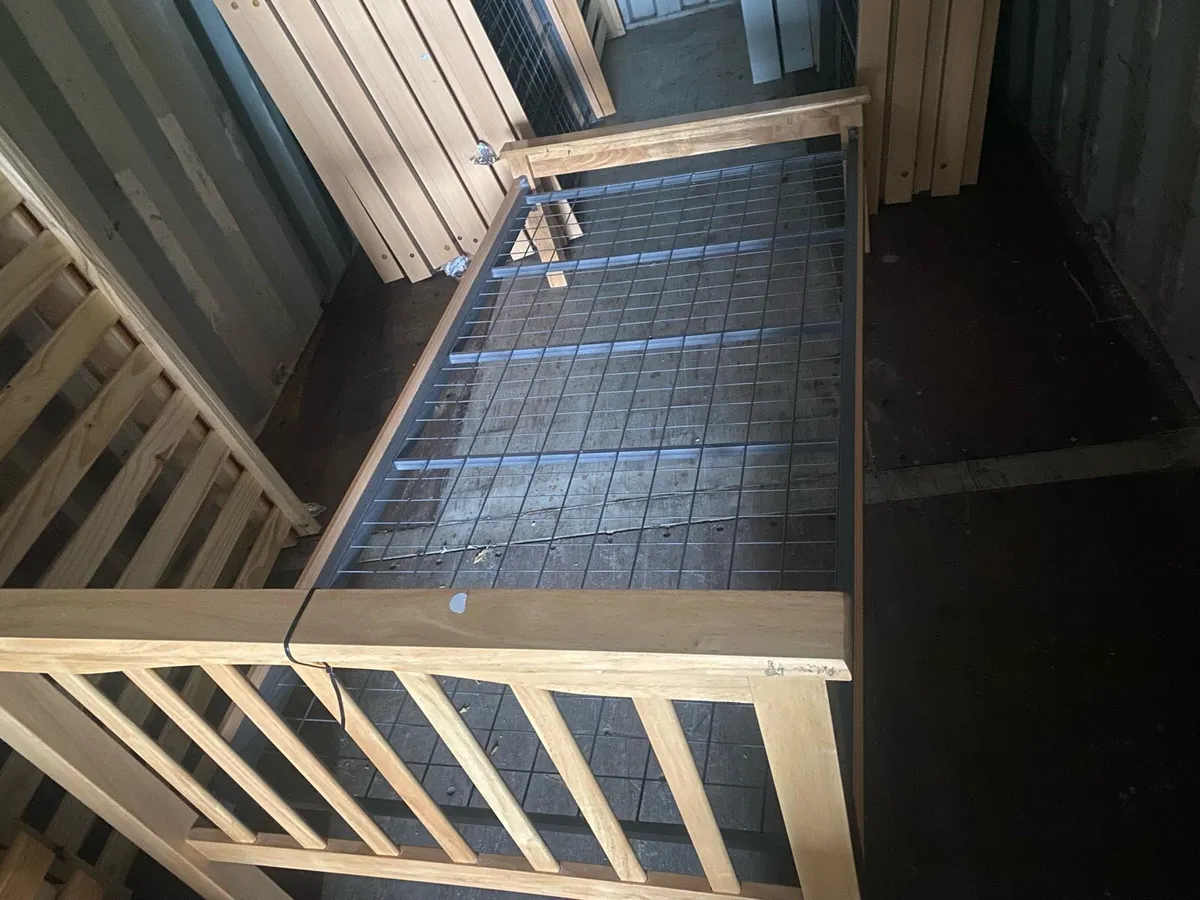 🔥used Solid Wooden single Bed only €49 - Image 2