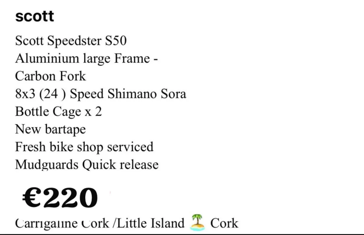 Scott Speedster-large €220 - Image 3