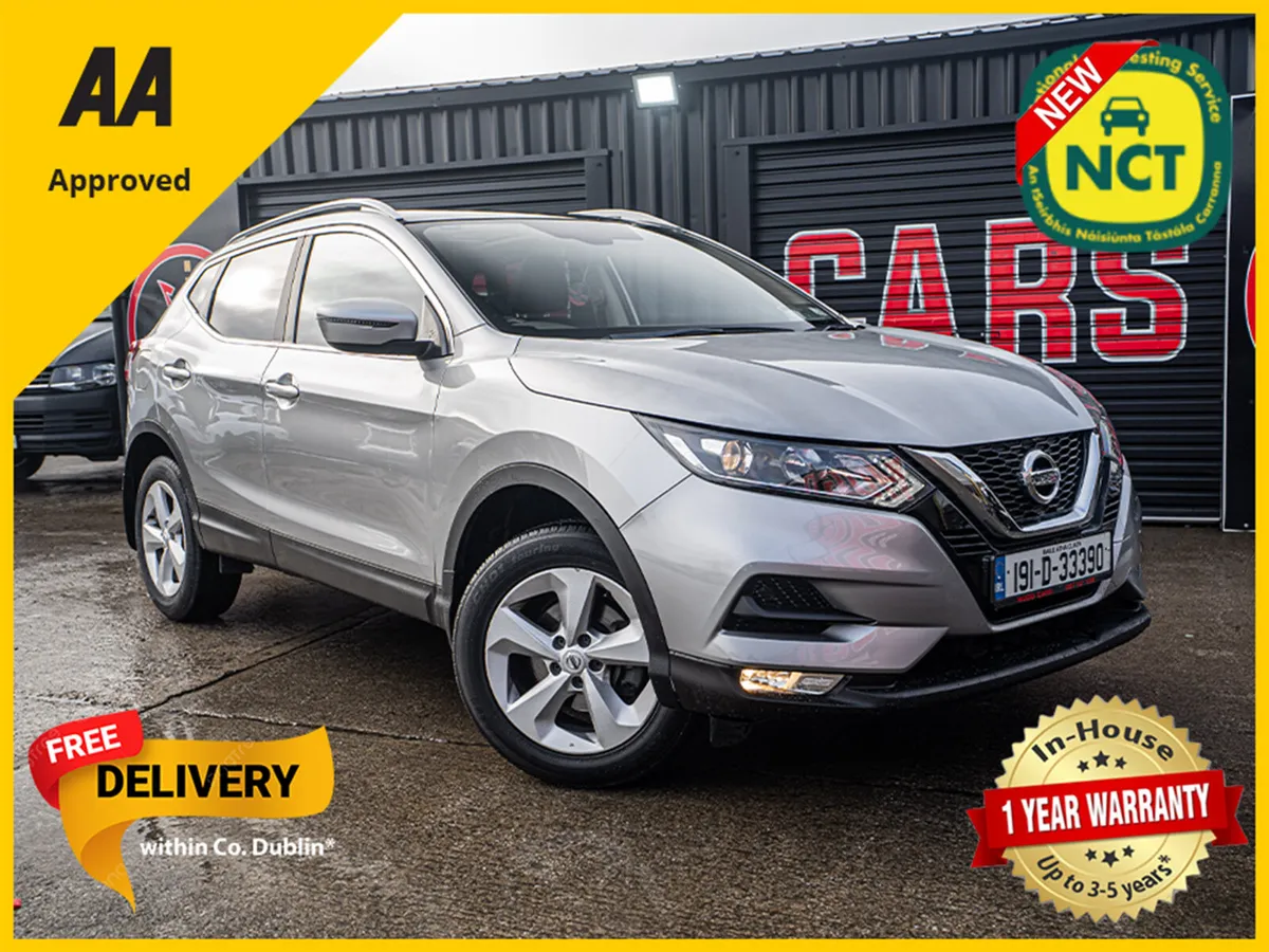 2019 Qashqai 1.3/Irish/78k kms/1yr warranty - Image 1