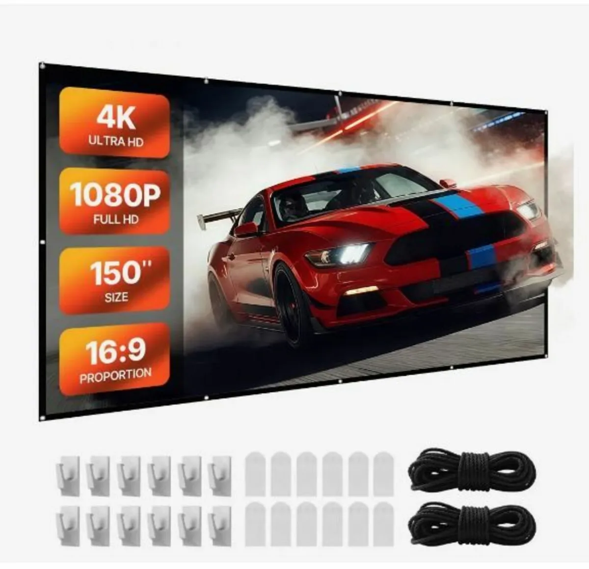 Projector Screen, 3810 mm - Image 1
