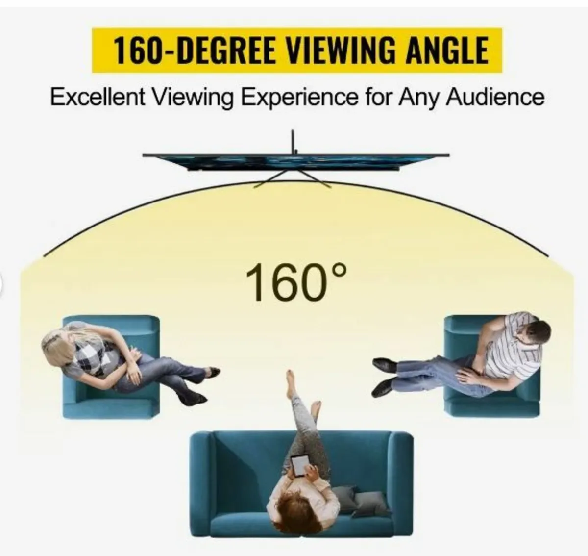 Tripod Projector Screen with Stand 100inch - Image 2