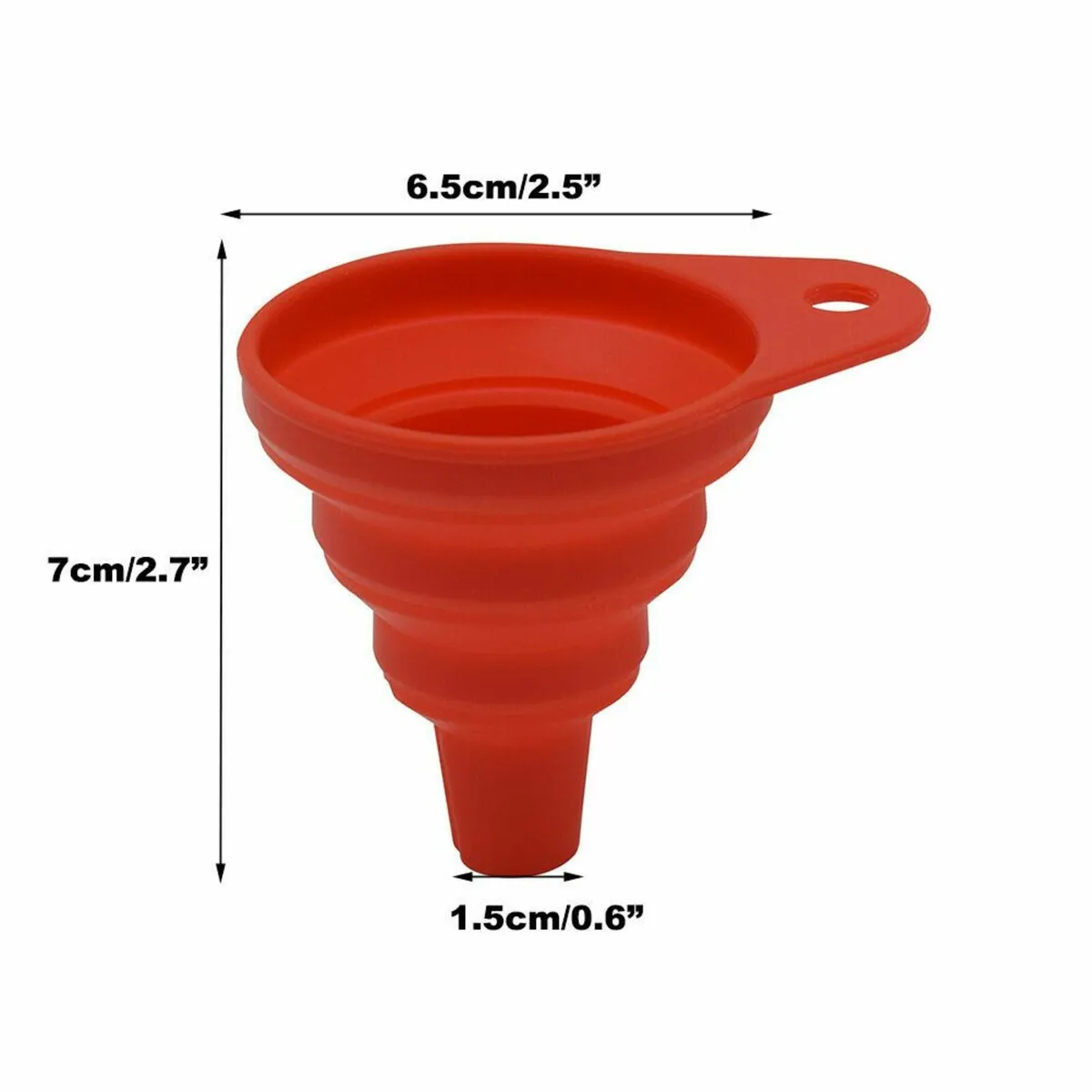 Car Funnel Engine Collapsible Silicone For Gasolin - Image 2