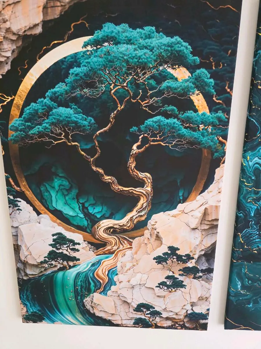 3 canvas 46cm x 67 cm each - Image 4