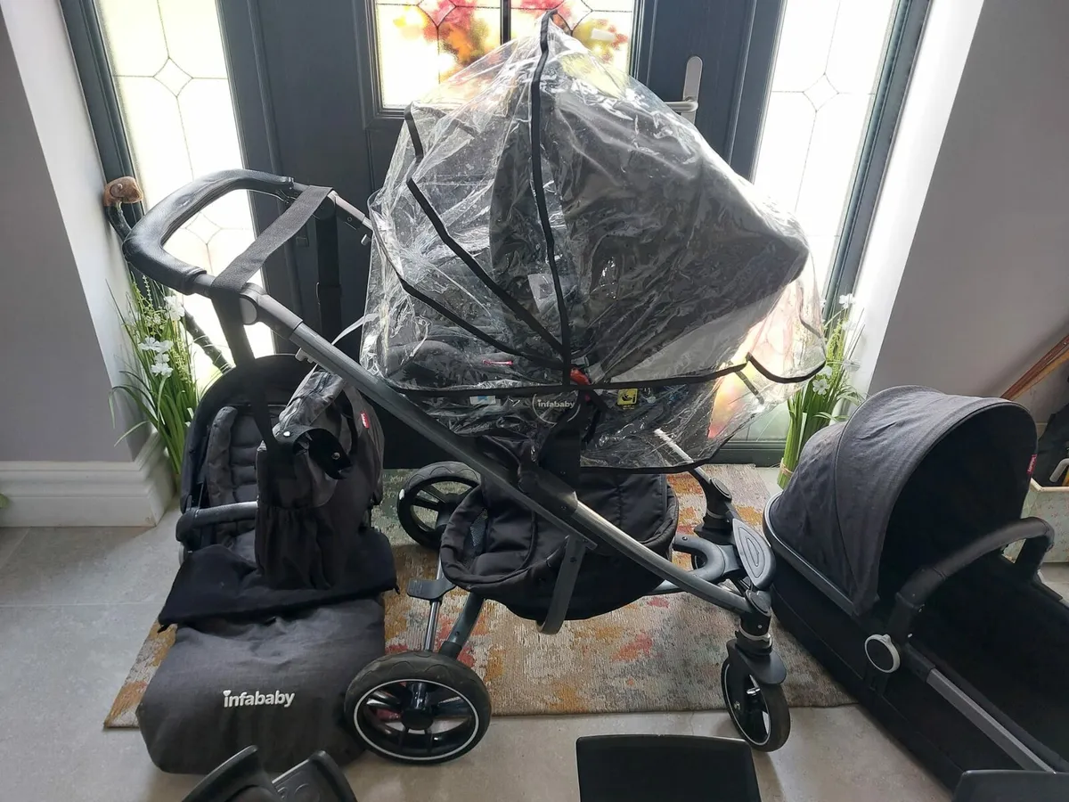 Infababy travel set with 2 isofix bases - Image 2