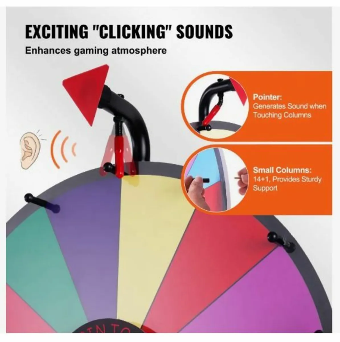 18” Prize Wheel Tripod Floor Stand - Image 2