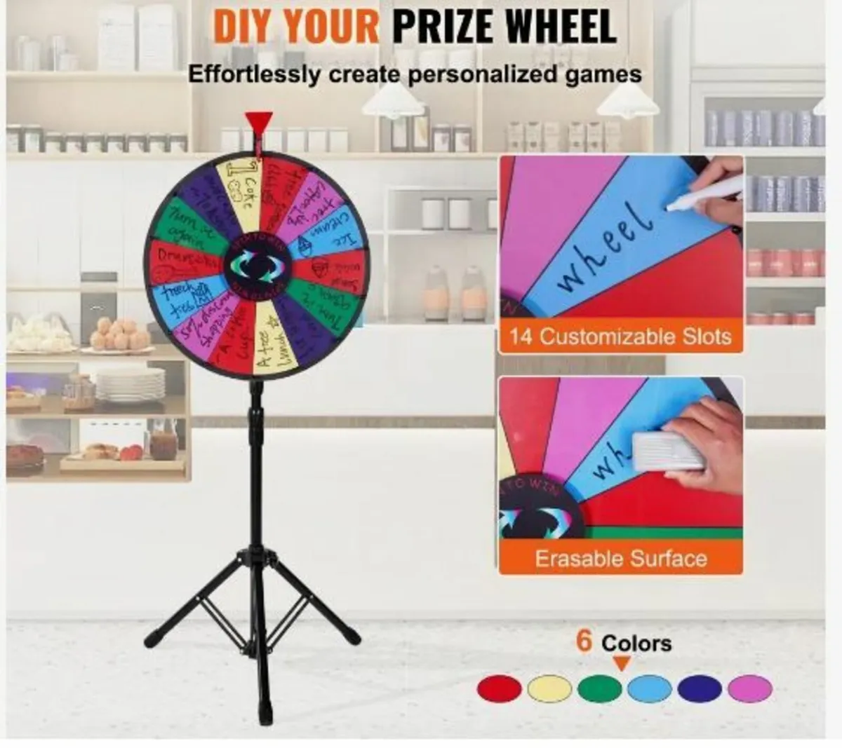 18” Prize Wheel Tripod Floor Stand - Image 4
