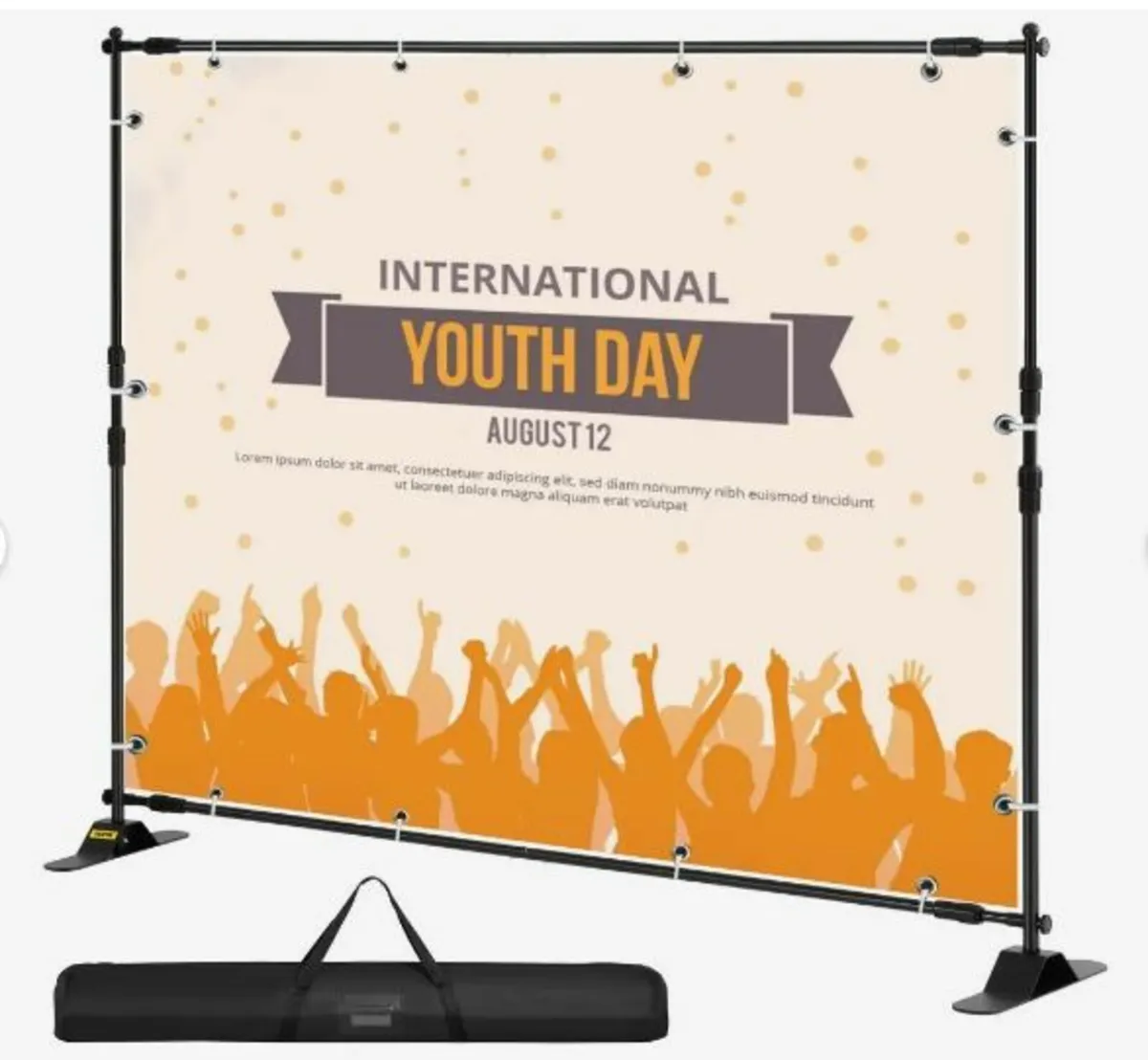 Step and Repeat 243.8 x 243.8 cm - 304.8 x 243.8 - Image 1