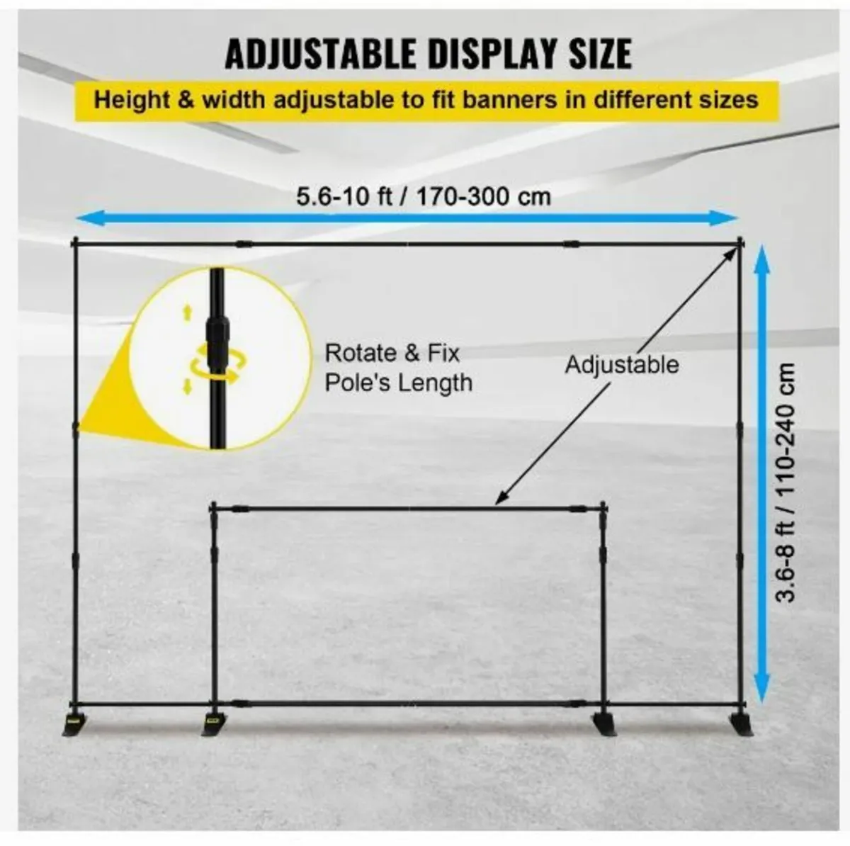 Step and Repeat 243.8 x 243.8 cm - 304.8 x 243.8 - Image 4
