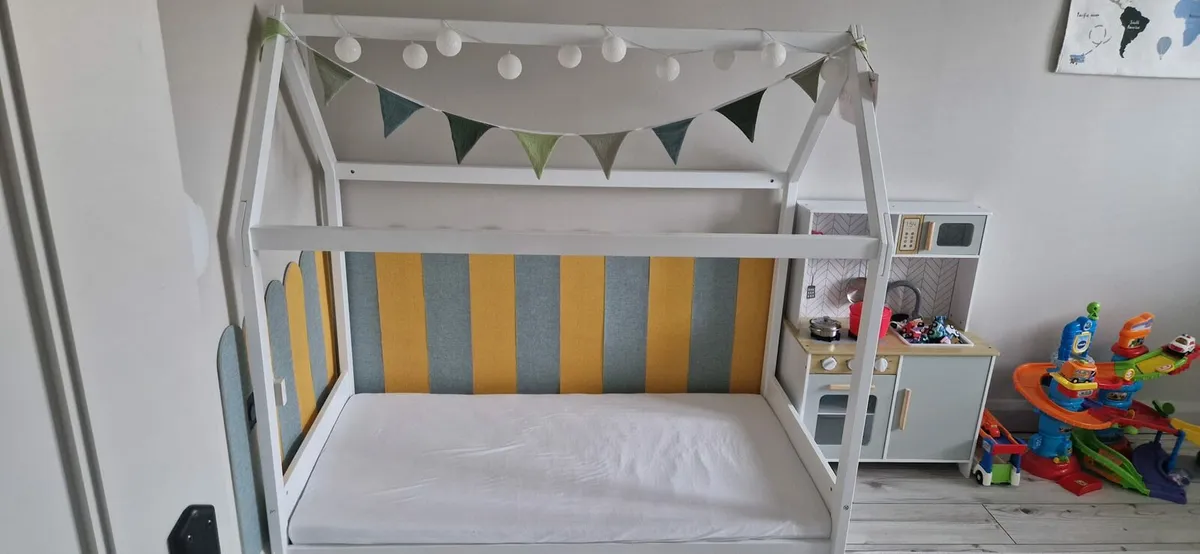 Toddler Bed & Mattress Bundle - Image 1