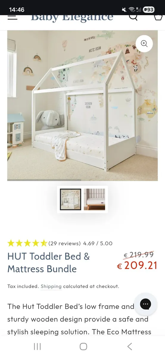 Toddler Bed & Mattress Bundle - Image 4