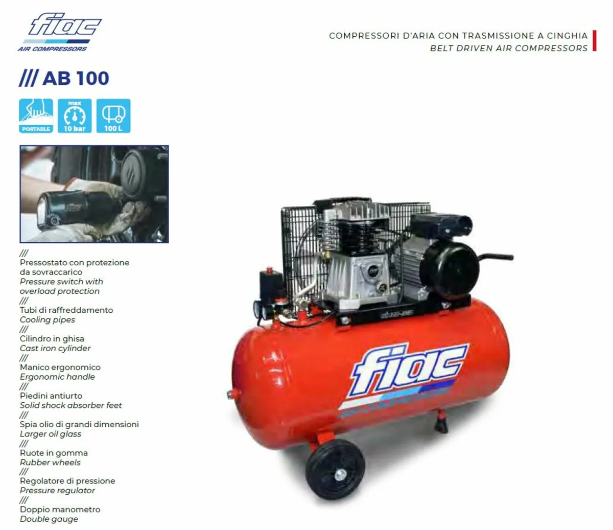 Compressor - 3hp ( 100ltr ) - In Stock Today - Image 1