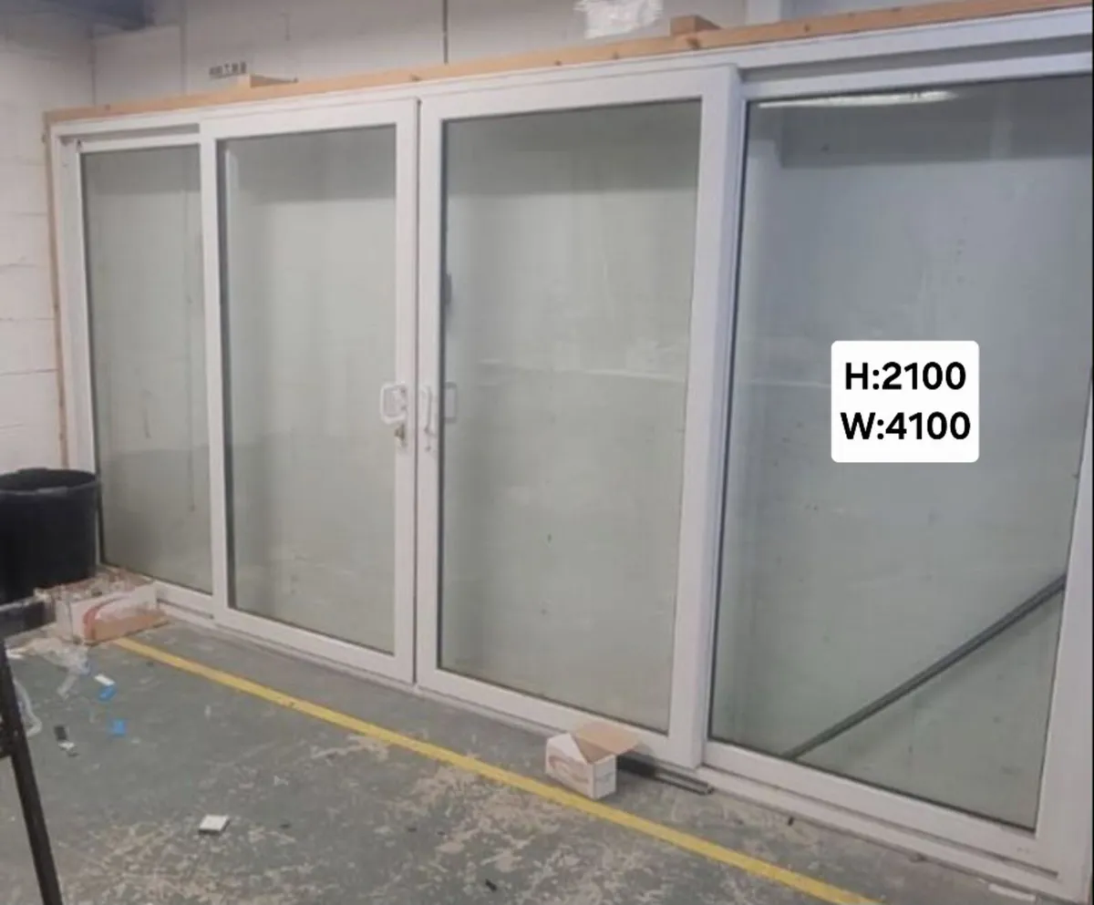 PVC PATIO SLIDING DOORS NEW - Image 1