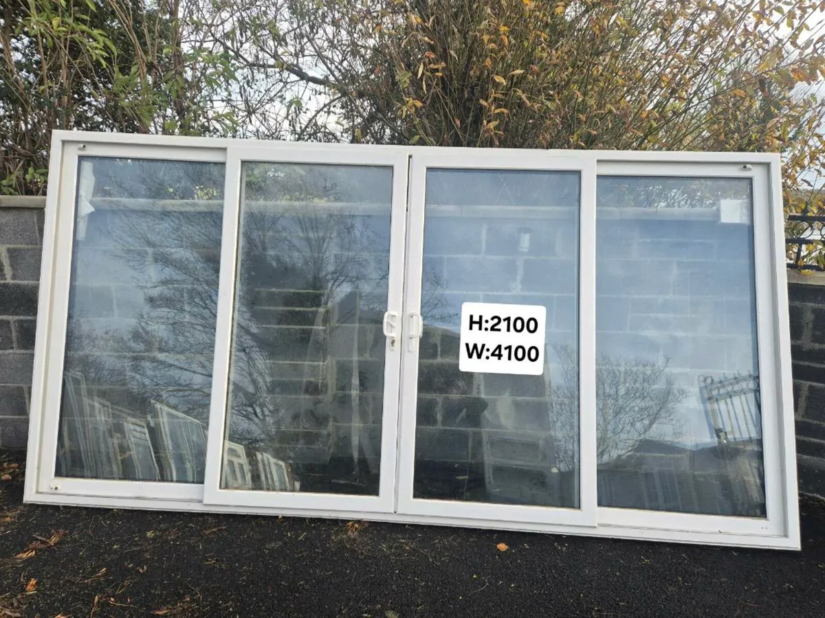 PVC PATIO SLIDING DOORS NEW - Image 2