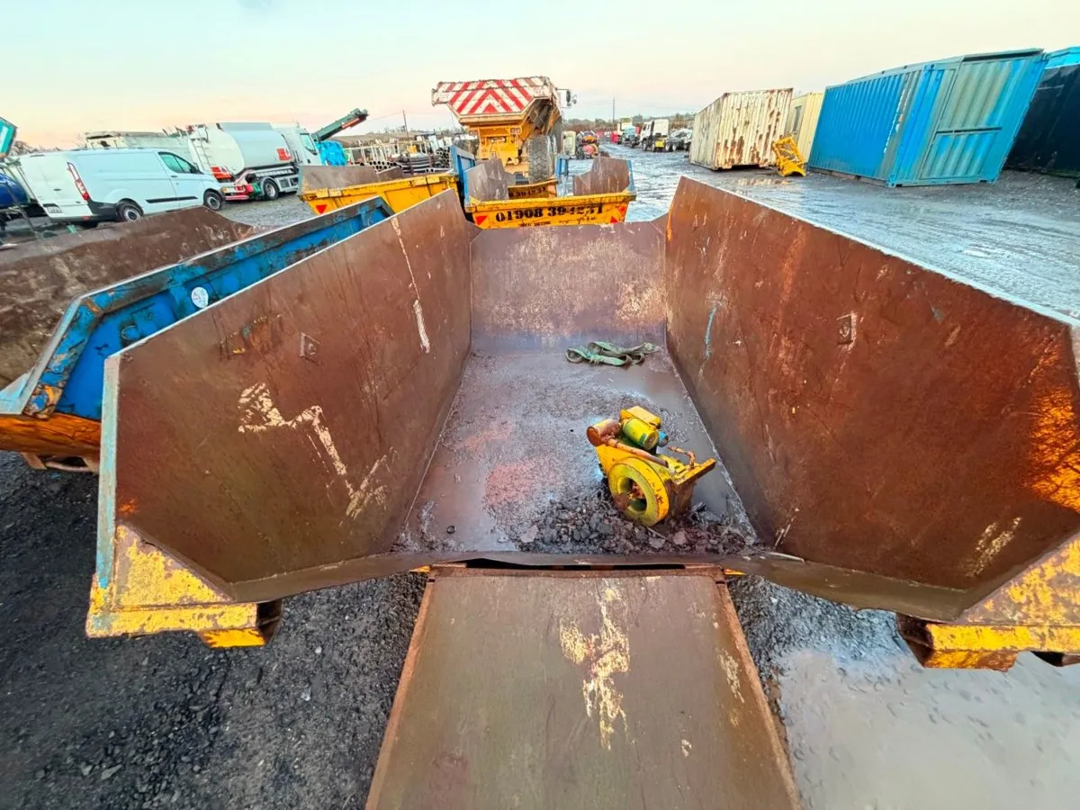 8 YARD YRD BUILDERS CHAIN LIFT SKIP ...81433 - Image 4