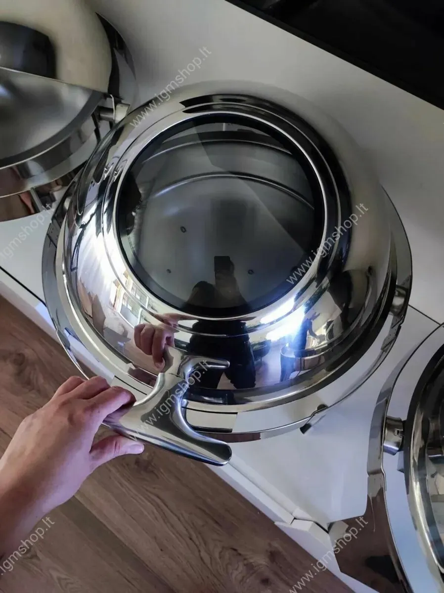 6 Litre Round Buffet Chafing Dish Brand new - Image 1