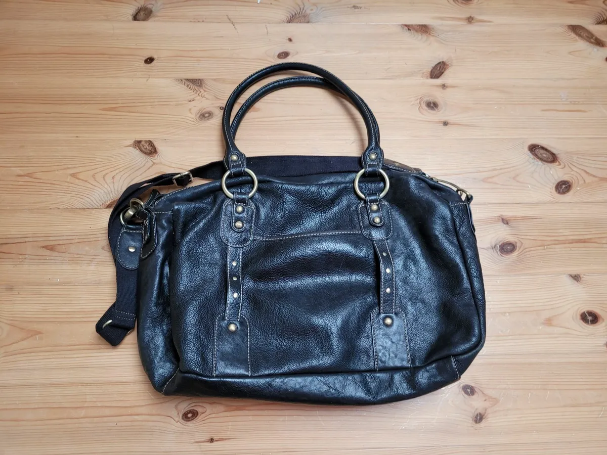 Storksac Leather Nappy Bag - Image 3