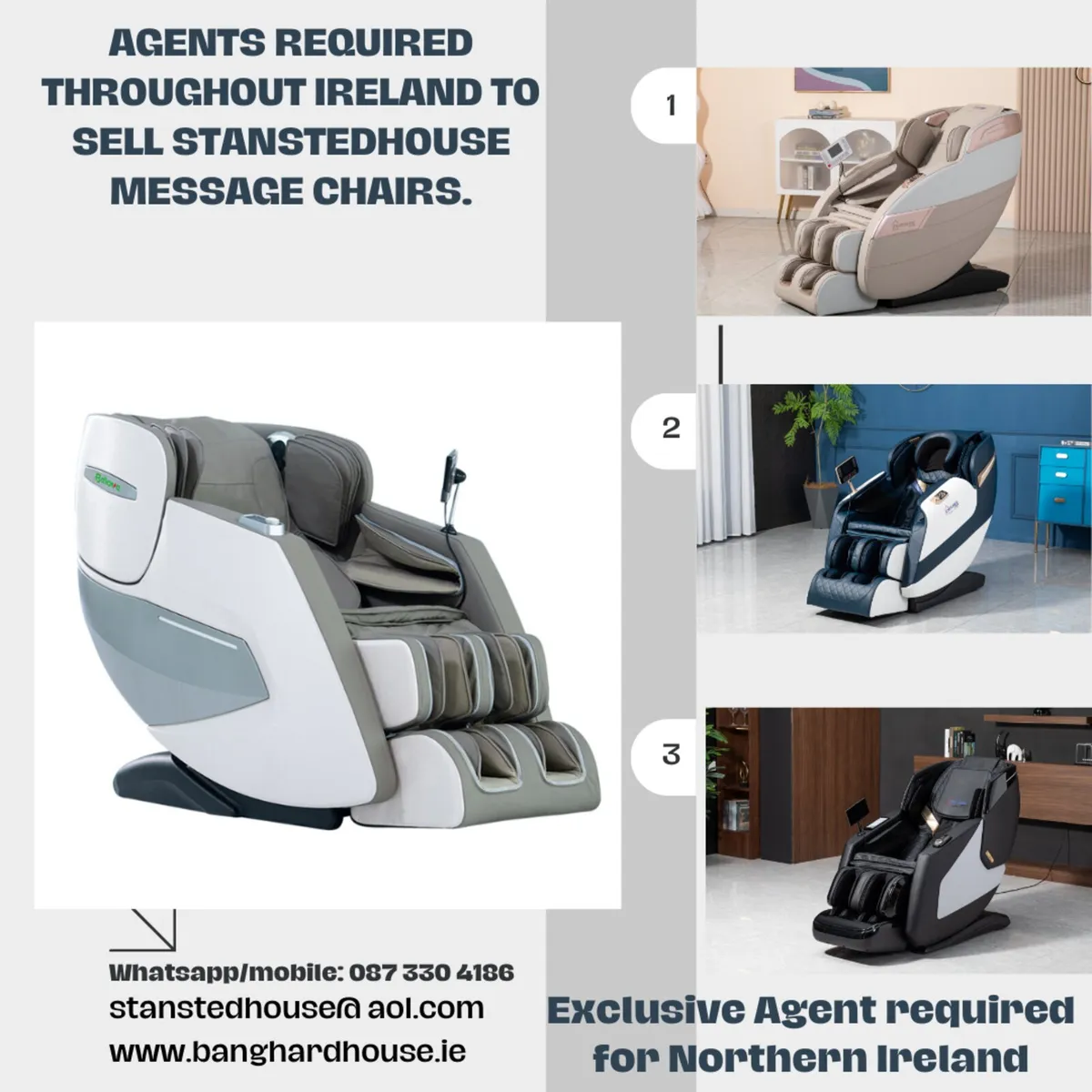 Agents required to sell Massage Chairs - Image 1