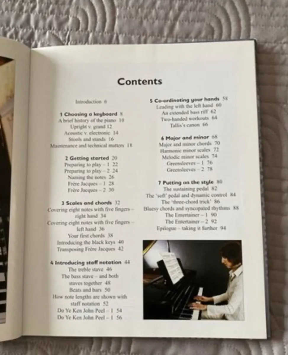 Book - Learn to play the piano & Keyboard - Image 3
